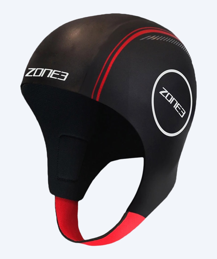 ZONE3 neoprene cap - (4mm) - Black/red