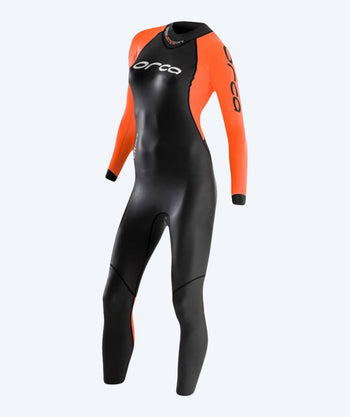 Orca wetsuit for women - Open Water Core - Black/orange