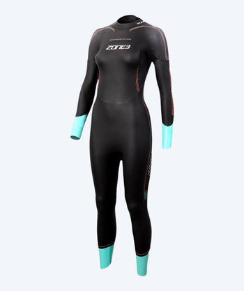 ZONE3 wetsuit for women - Vision - Black/light blue/grey