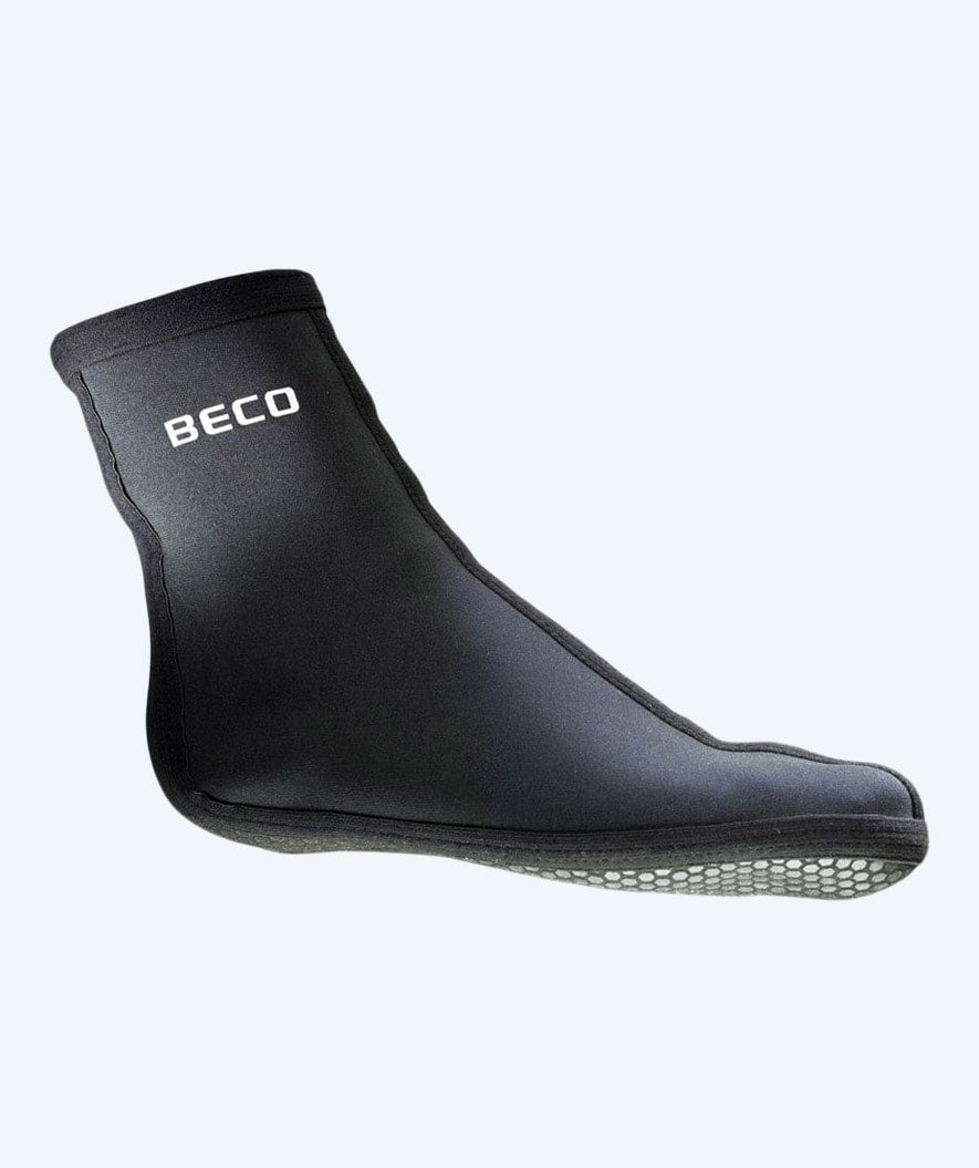 Beco neoprene swim socks for open water - Black