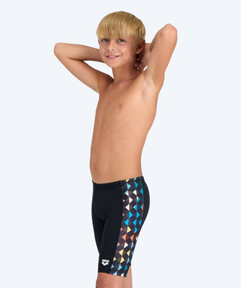 Arena long swimming trunks for boys - Carnival - Black