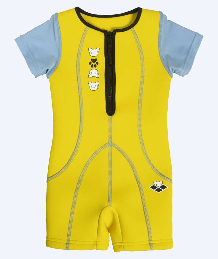 Arena neoprene wetsuit for kids - Friends - Yellow/light blue