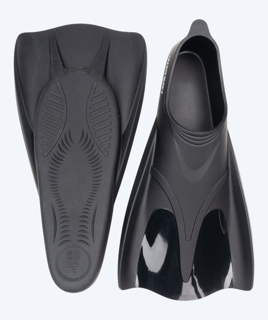 Watery short swim fins - Badger Active - Black