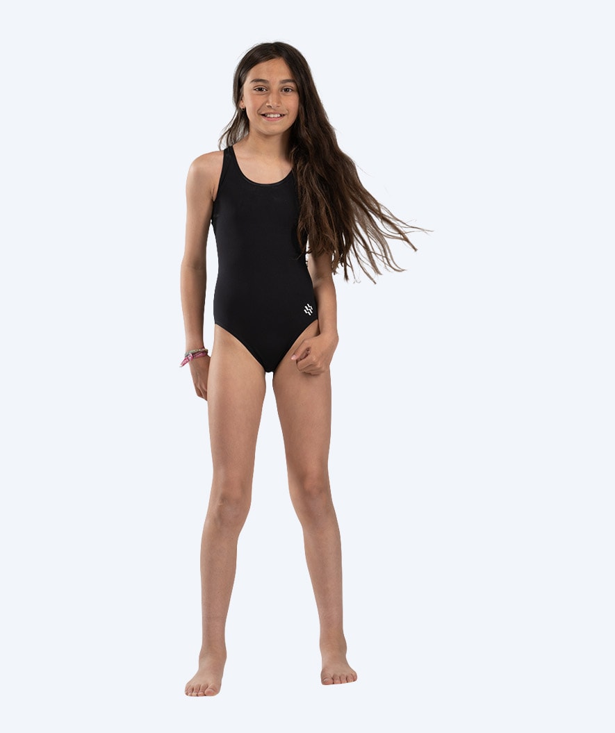 Watery swimsuit for girls - Eco Poolparty - Black