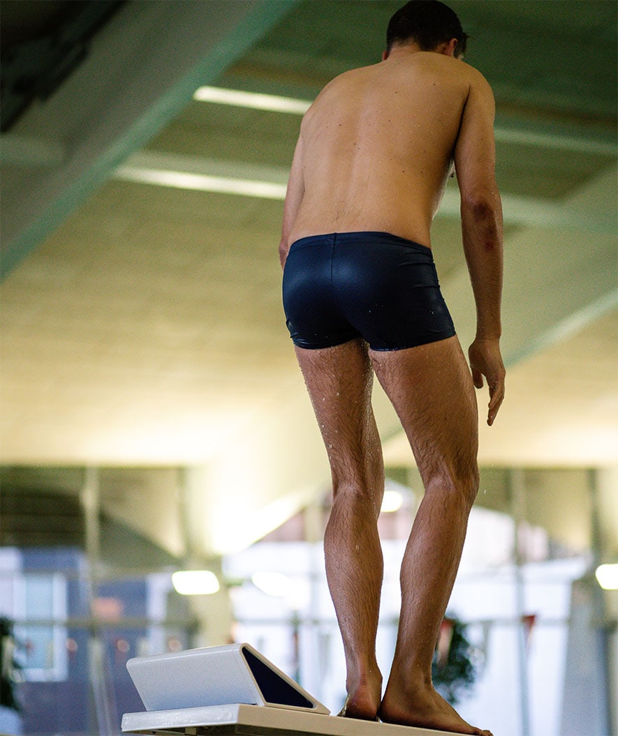 Watery aquashorts for men - Flaming Vegas Eco - Dark blue