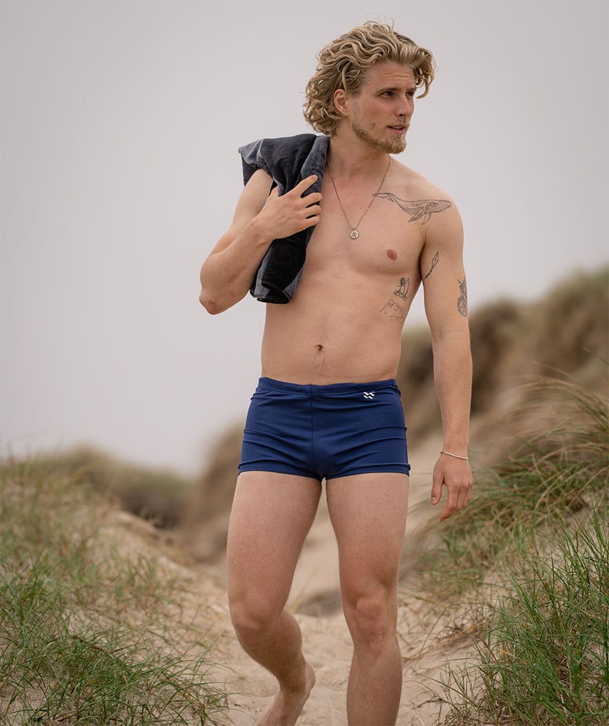 Watery aquashorts for men - Flaming Vegas Eco - Dark blue