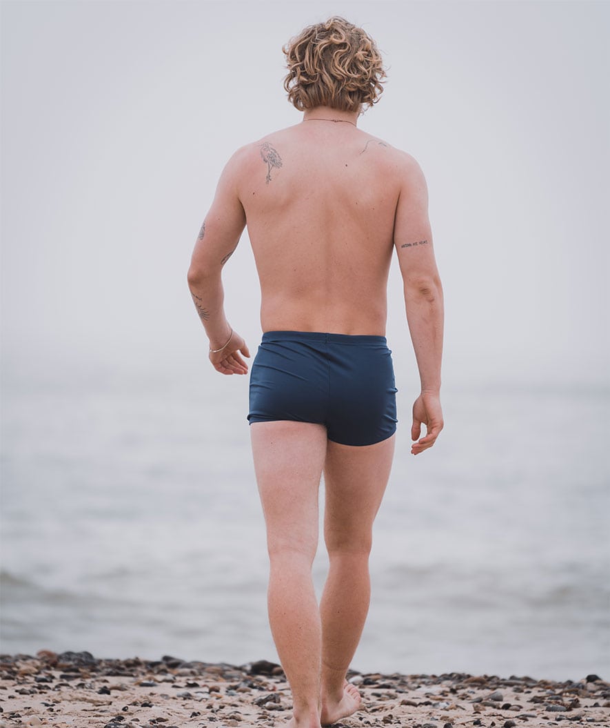 Watery aquashorts for men - Flaming Vegas Eco - Dark blue